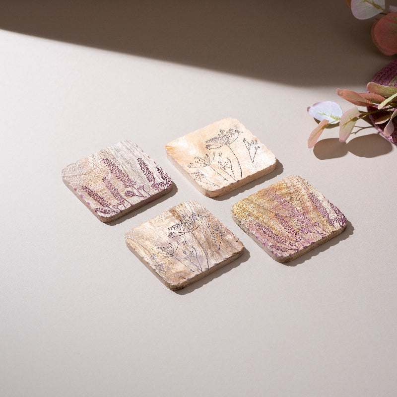 Dandelion Breeze Coaster Set Of 4