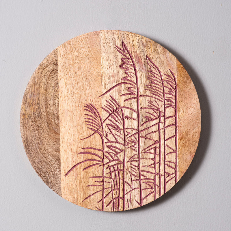 Rustic Fields – Handcrafted Round Wall Plate