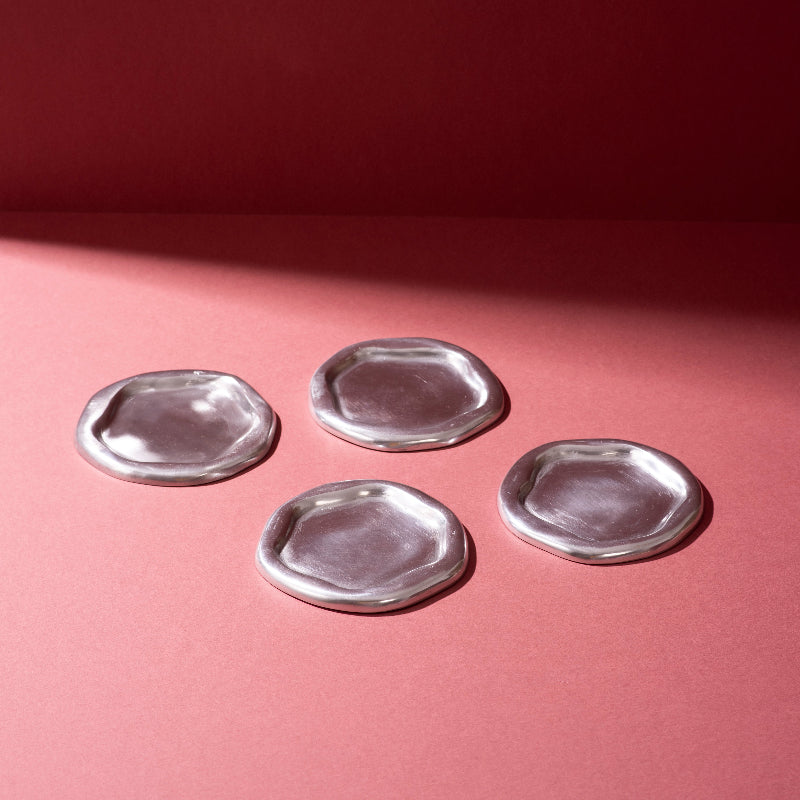 Radiant Hexagon Coaster Set Of 4