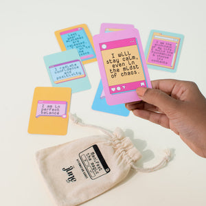 Manifest The Magic - Affirmation Cards Postcard June Trading