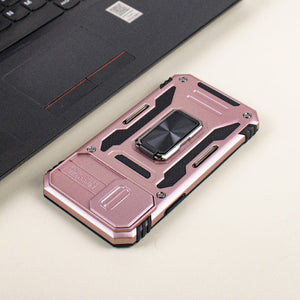 Hybrid Armour iPhone 14 Pro Cover | Camera Slider & Kickstand iPhone 14 Pro The June Shop Chic Pink
