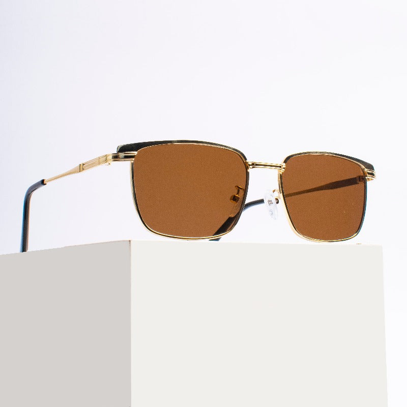 Lookout Tan Sunglass | Stylish Shades By The June Shop | UV  display picture 1