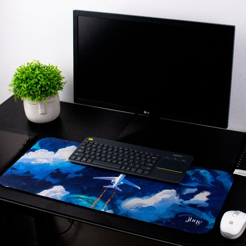 Fly In The Clouds Versatile Desk Mat Desk Mats June Trading