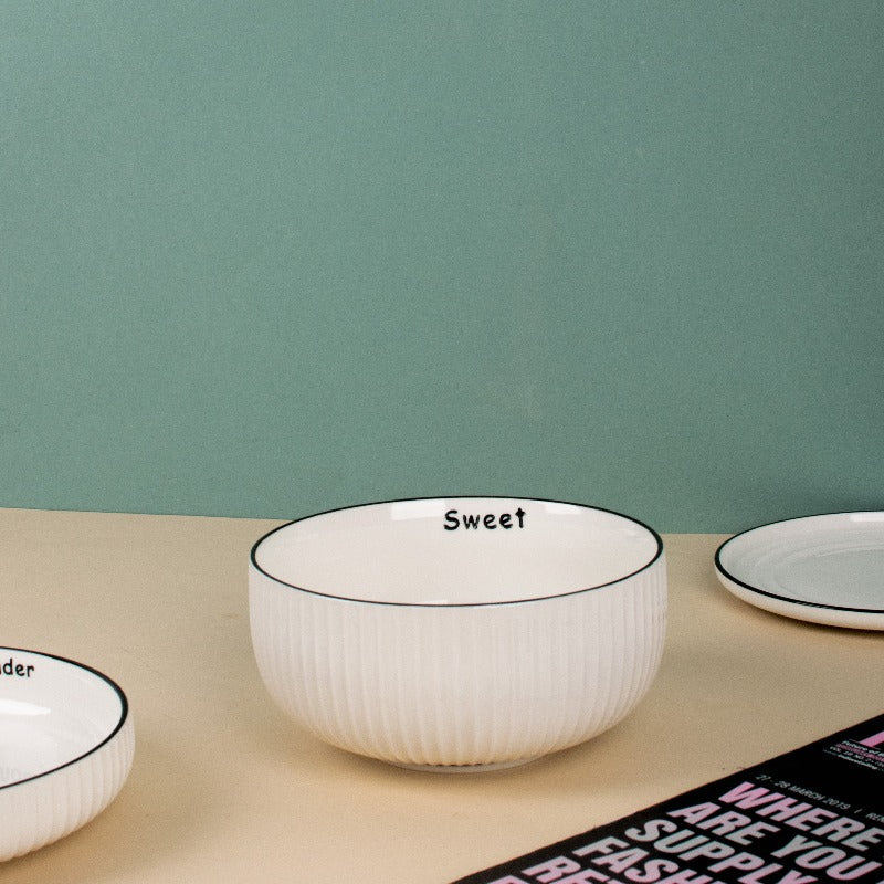 Keiko Large Serving Pot | Snow White Serving Bowls The June Shop