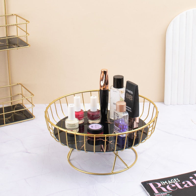 Artistic Ebony Organizer Centerpiece
