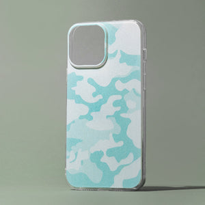 Mint Green Camo Style iPhone Cover Mobile Phone Cases June Trading iPhone 13 Pro Max