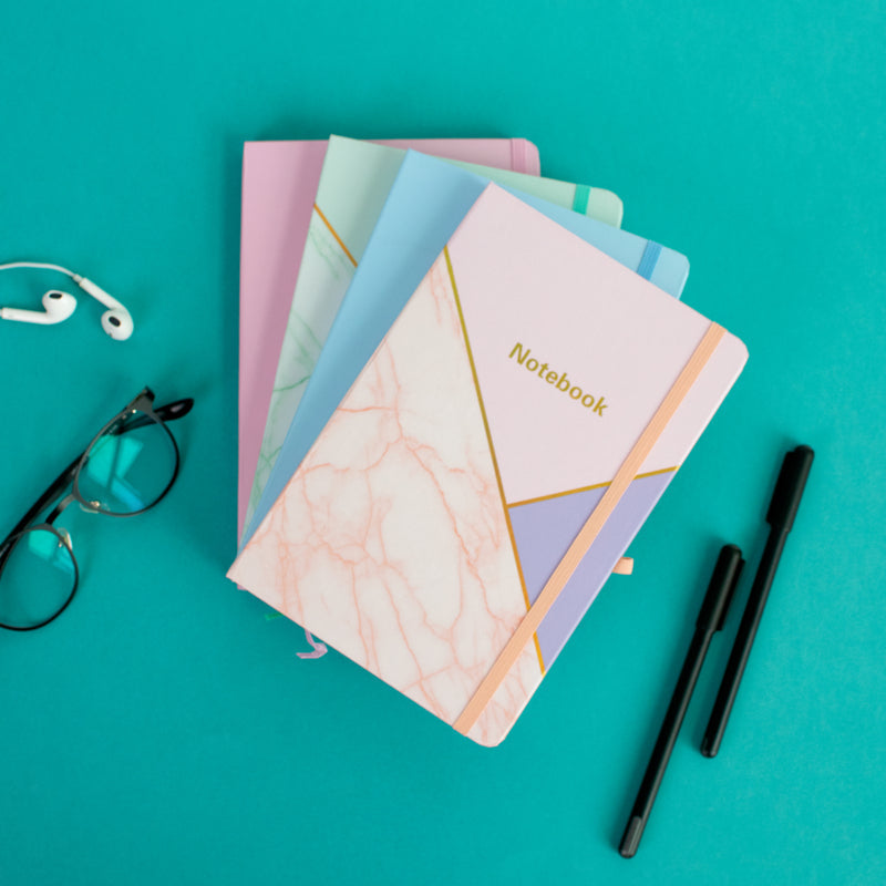 Marble Accent Hardcover Notepad Notepads June Trading