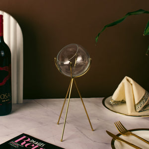 Sage Golden Tripod Candle Holder Candle Holders The June Shop