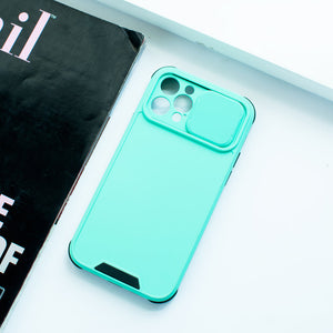 Colour Me Vivid Camera Slider Apple iPhone 12 Pro Cover iPhone 12 Pro June Trading Turquoise Blue
