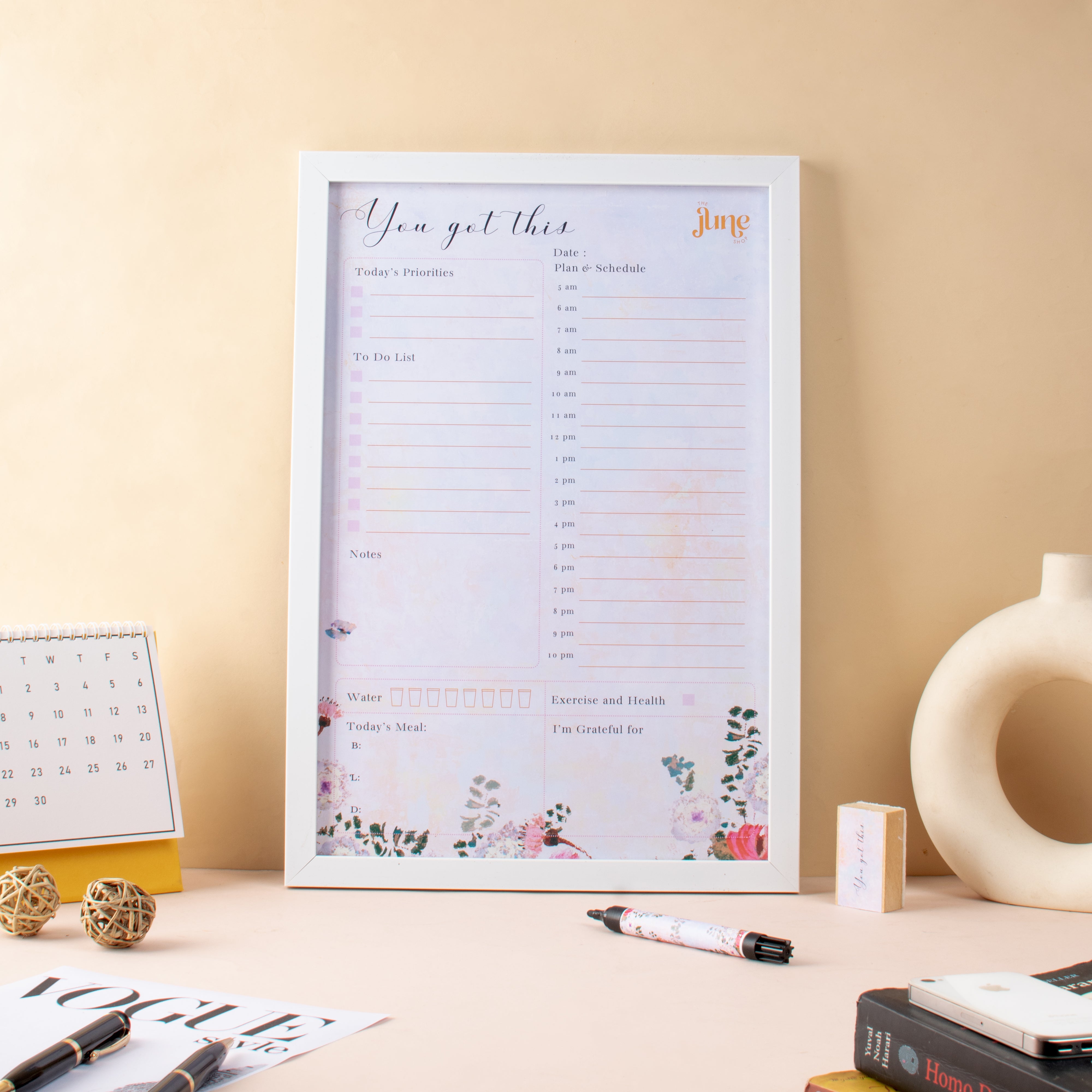 You Got This - Daily Planner - Re-writable Planner