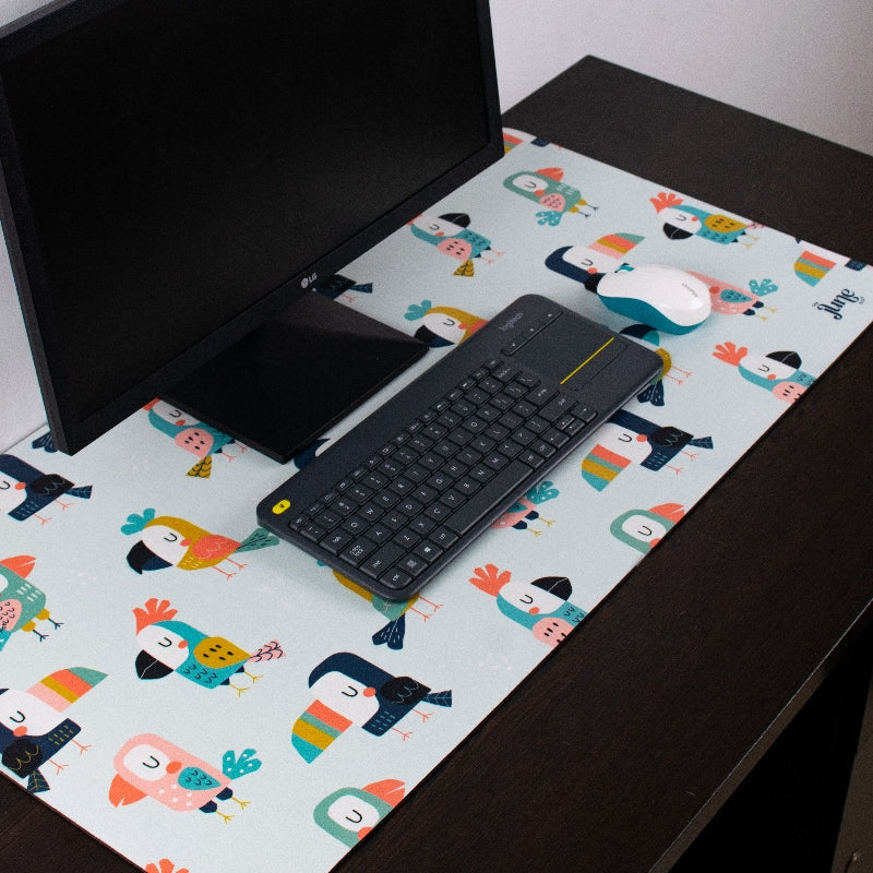 Lively Birdie Extended Versatile Desk Mat Desk Mats The June Shop