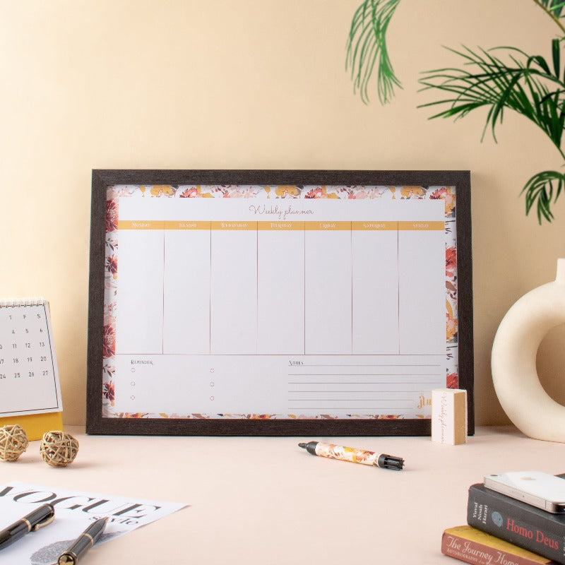 Flower Blossom - Weekly Planner - Re-writable Planner