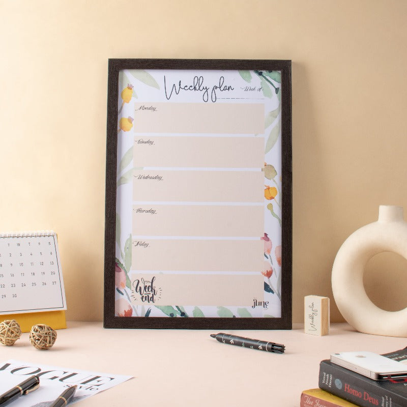 Week End Design - Weekly Plan - Re-writable Planner