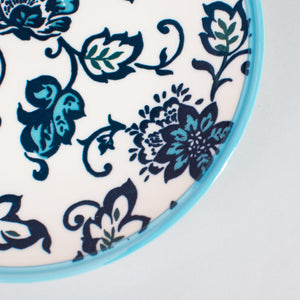 Contemporary Floral Starter Plate Starter Plates June Trading