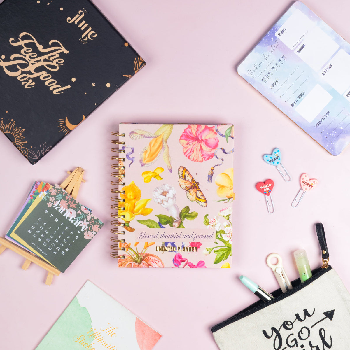 The Feel-Good Planner Box™ | Blessed, Thankful & Focused Limited Edition
