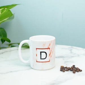 Speckled Ceramic Initials Coffee Mug Coffee Mugs June Trading D