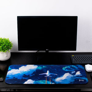 Fly In The Clouds Versatile Desk Mat Desk Mats June Trading