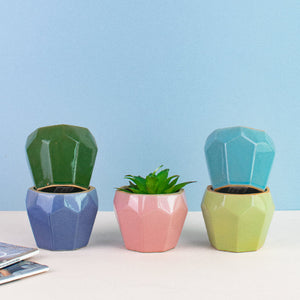 Quirky Geometric Planter Planters June Trading