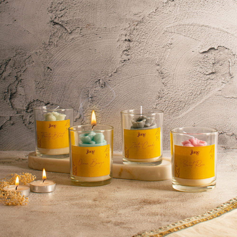 Zen Blossom Votive Aroma Candle Candles The June Shop