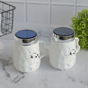 Mischievous Coffee Mug With Assorted Lid Coffee Mugs ERL