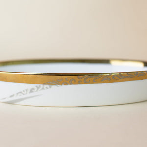 Aurulent Edge Small Oval Tray Serving Tray June Trading