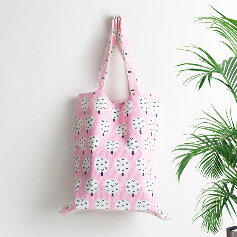 Adorable Doodle Pink Tote Bag Tote Bag ERL