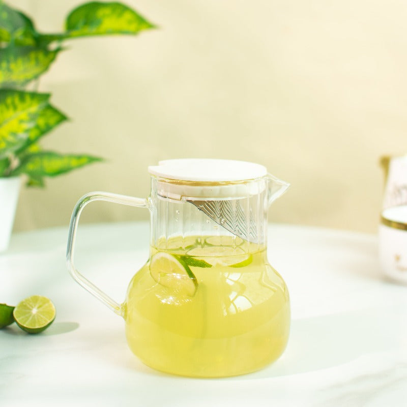 Chic Glass Teapot with Inbuilt Strainer