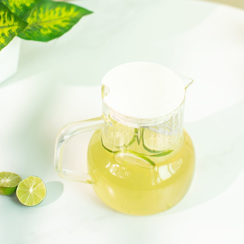 Chic Glass Teapot with Inbuilt Strainer