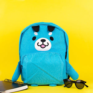 Blue Bear With Me Laptop Bag Backpacks ERL