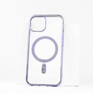 Metallichrome Luxe Lavender Magsafe Clear iPhone Cover Mobile Phone Cases June Trading iPhone 14