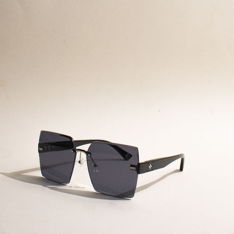 Glam Over Subtle Black Sunglass Eyewear The June Shop