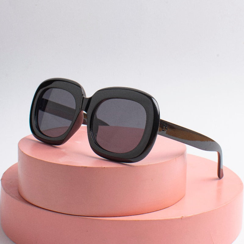 Black Giggle Oversized Goggles For Kids