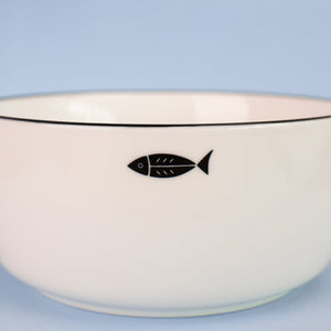 Fish Enamel Serving Bowl Soup Bowls June Trading