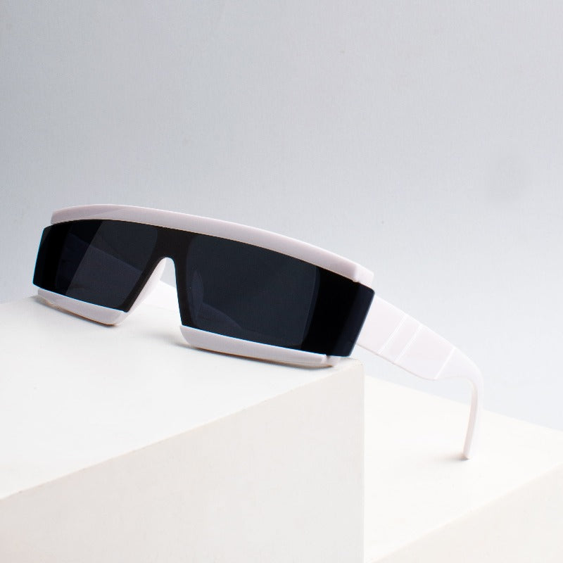 Sharp Stride White Eyewear for Kids