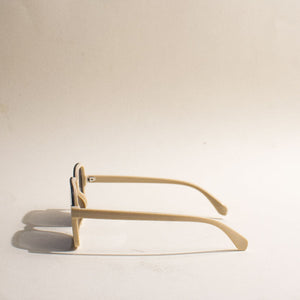 Style On Fire Eggshell Cream Sunglass Eyewear The June Shop