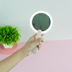 Portable Mirror with Ring Light & Automated Sensor LED Mirrors June Trading Paper White