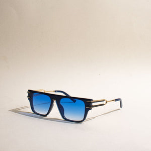 For Legends Square Blue Sunglass Eyewear The June Shop