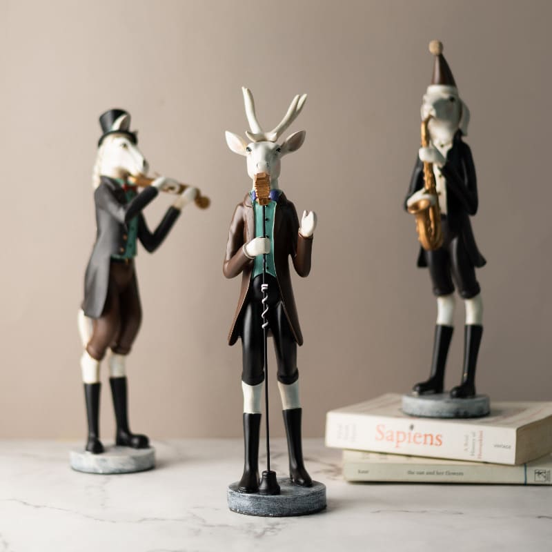 The Gala Band Home Décor Figurines (Set of 3) Artifacts June Trading