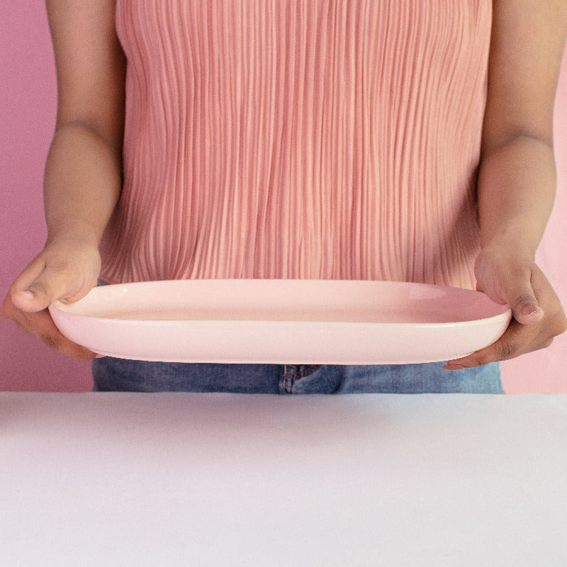 Rectangle Pastel Serving Plate Serving Tray June Trading