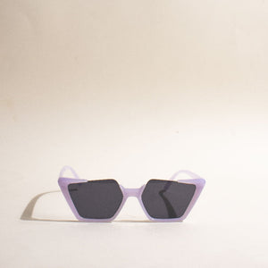 Chic Cateye Square Pale Lilac Sunglass Eyewear June Trading