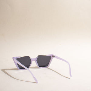 Chic Cateye Square Pale Lilac Sunglass Eyewear June Trading