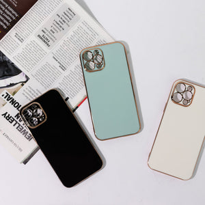 Apple iPhone 11 Pro Golden Edge Solid Color Cover iPhone 11 Pro June Trading