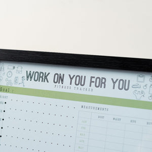 Work On You For You - Re-writable Planner Re-writable Planners June Trading