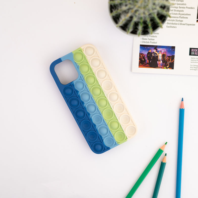 Apple iPhone Energy Pop It Premium Soft Silicone Case Mobile Phone Cases June Trading iPhone 12