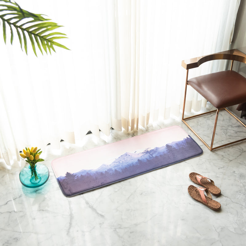 Arctic Mountains Soft Feel Long Mat Runner Long Mats June Trading