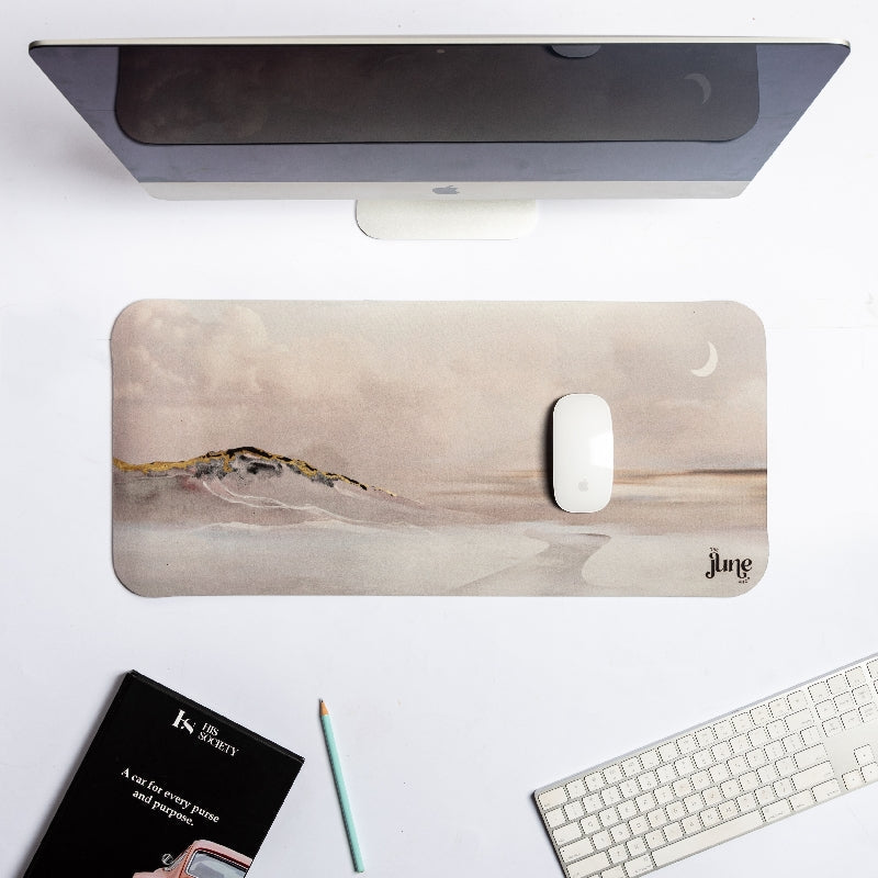 Serene Mountainscape Versatile Desk Mat