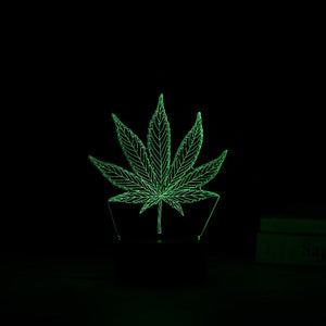 420 Leaf 3D Light 3D Lights The June Shop