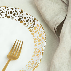 Aurulent Matte Patches Uneven Snack Plate Dinner Plates June Trading