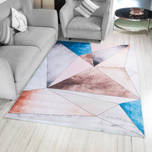 Geometric Triangles Modern Home Large Carpet Carpets June Trading