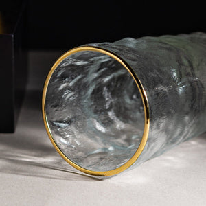 Lavish Frosted Glass Set Of 4 (Large) Glasses June Trading